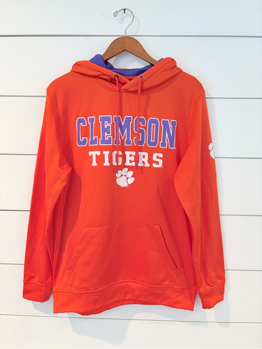 Clemson Tigers Colosseum Hoodie Mens M Orange NCAA Football Sportcore